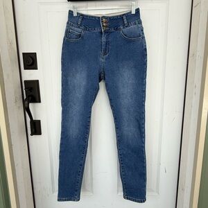 Fleece lined warm jeans